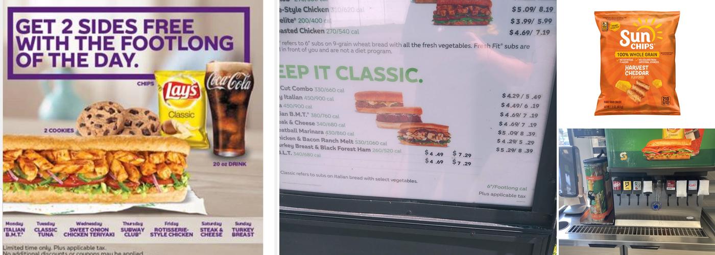 Subway Menu