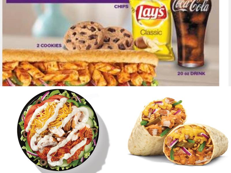 Subway Menu