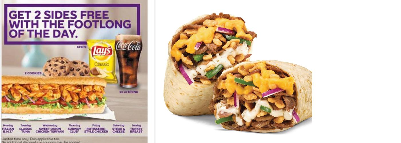 Subway Menu