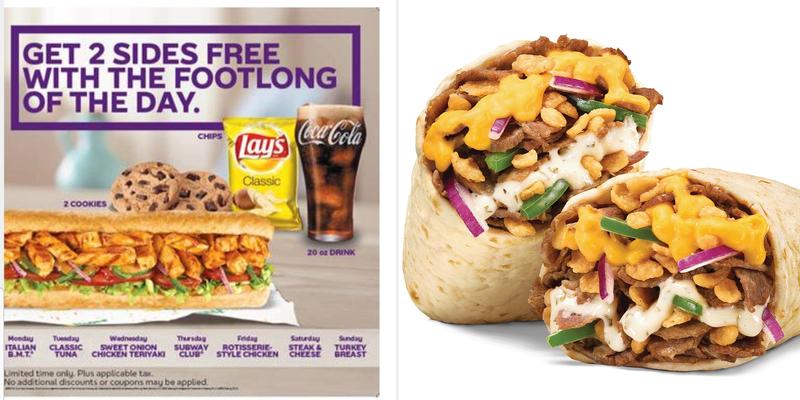 Subway Menu