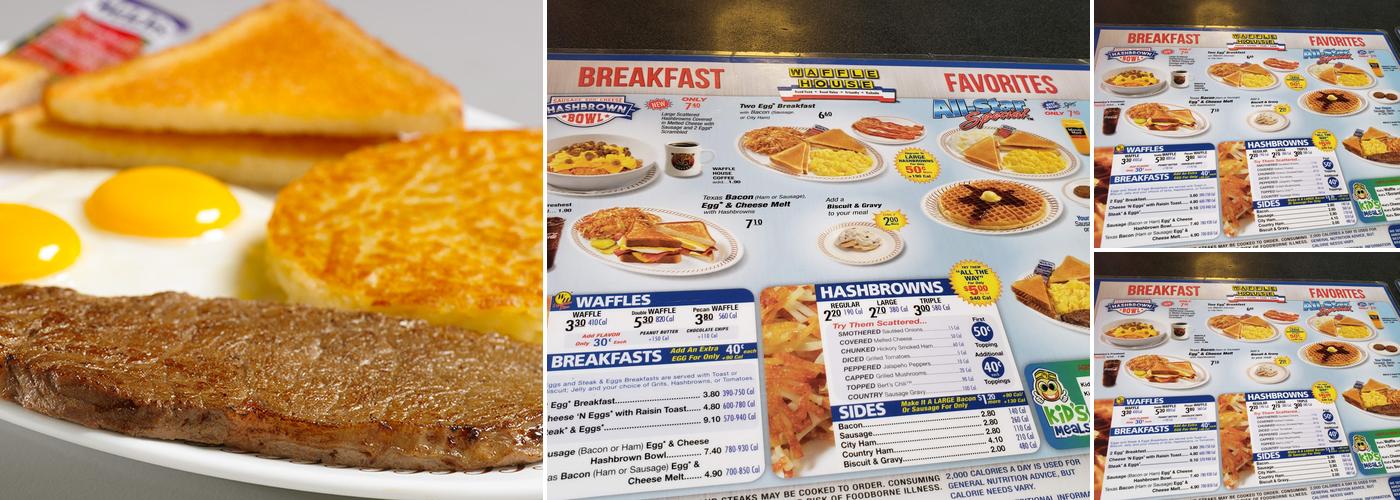 Waffle House Menu