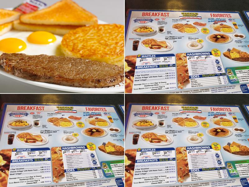 Waffle House Menu