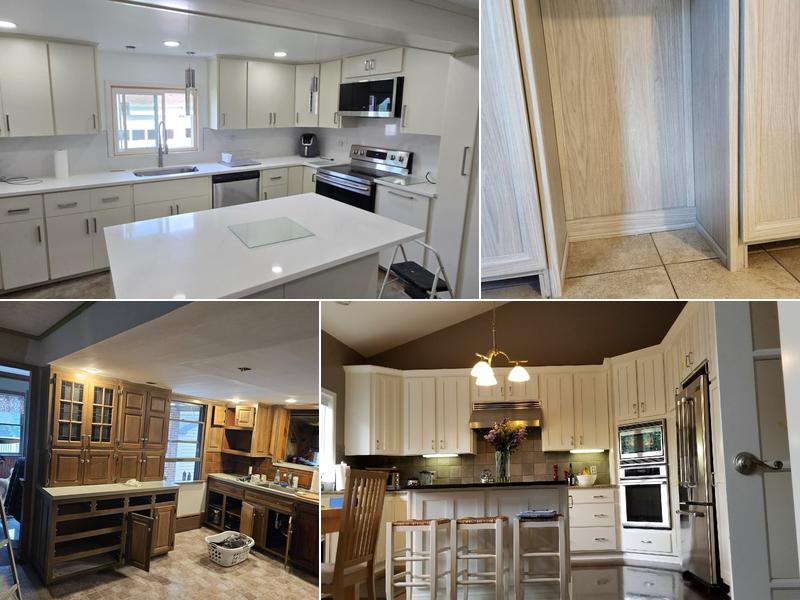 Log Kitchen Refacing