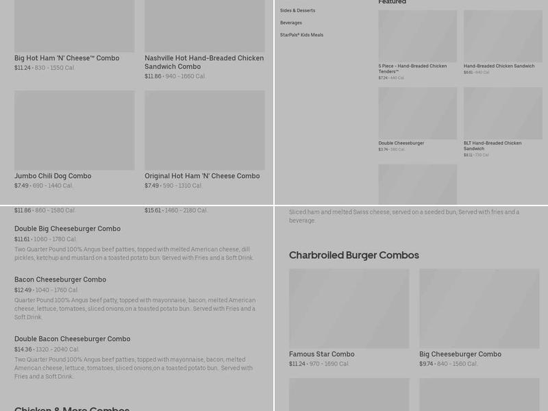 Hardee’s Menu