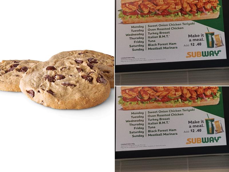 Subway Menu