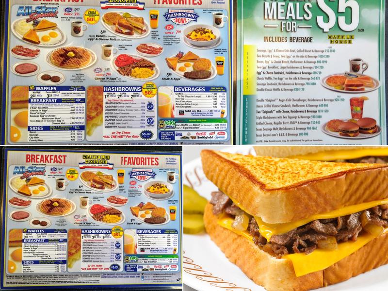 Waffle House Menu