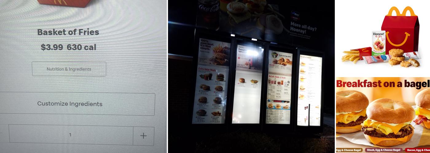 McDonald's Menu