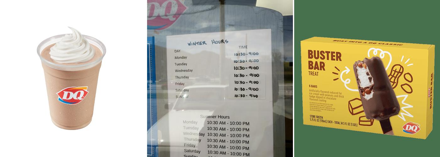 Dairy Queen Menu