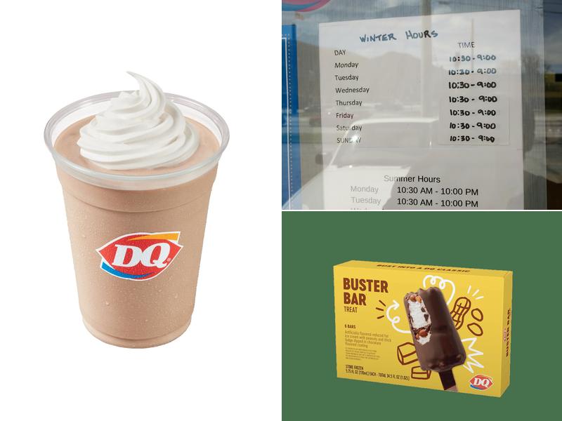 Dairy Queen Menu