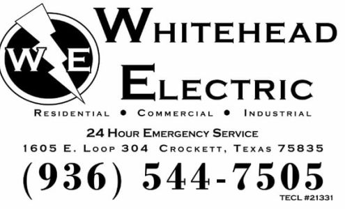 Whitehead Heating & A/C 1605 E Loop 304, Crockett Texas 75835
