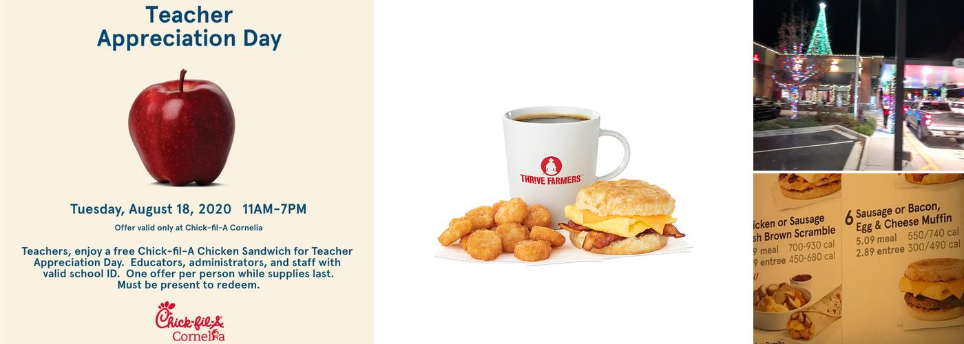 Chick-fil-A Menu