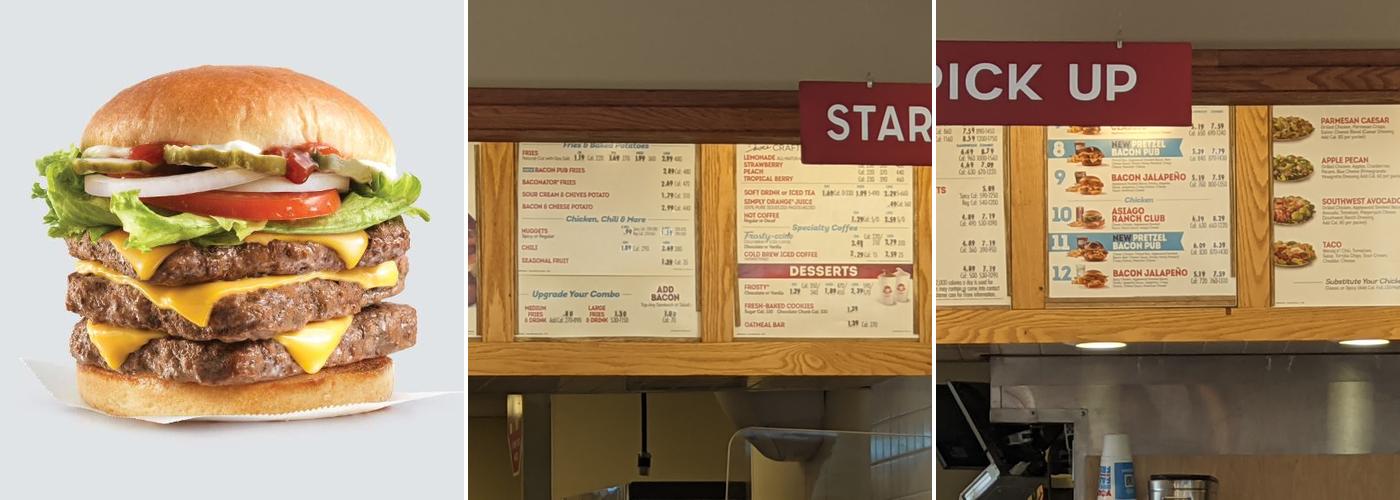 Wendy's Menu