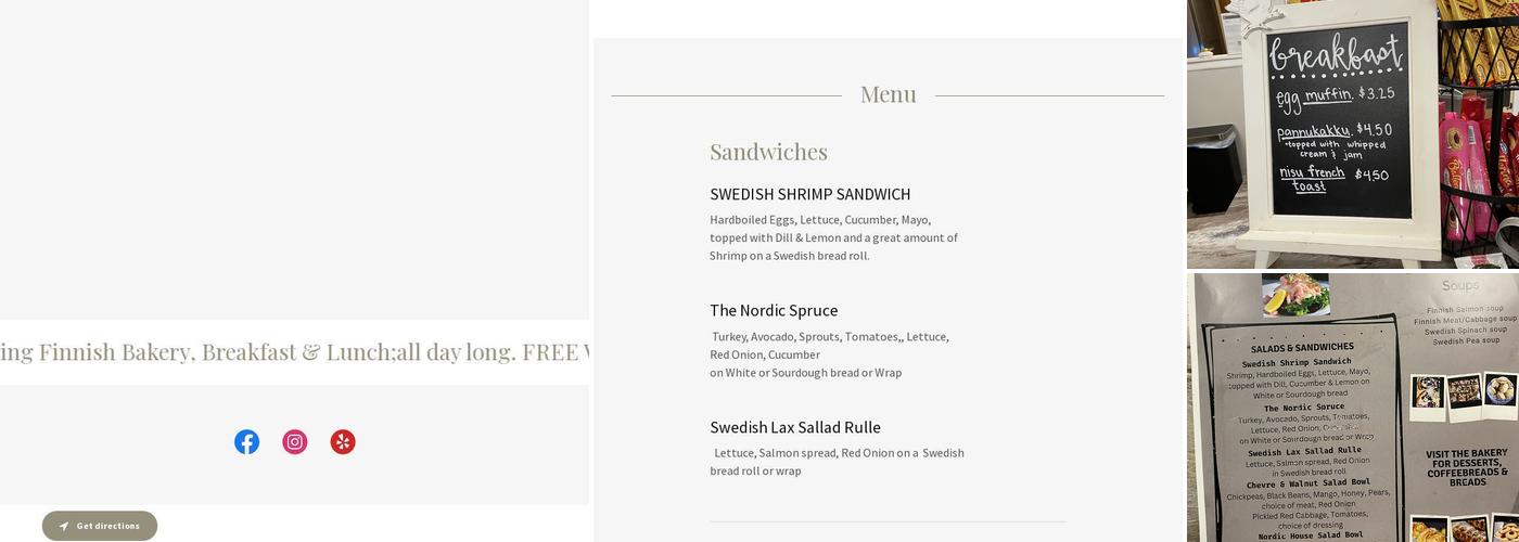NISU Bakery & Cafe Menu