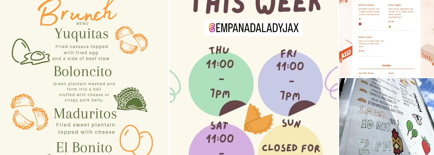 The Empanada Lady Jax Menu