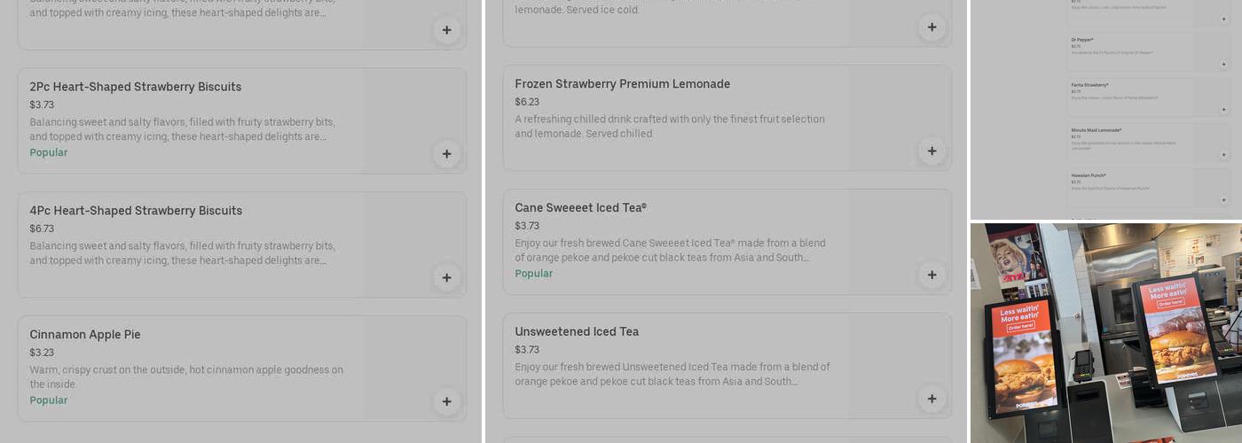 Popeyes Louisiana Kitchen Menu