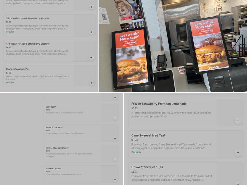 Popeyes Louisiana Kitchen Menu