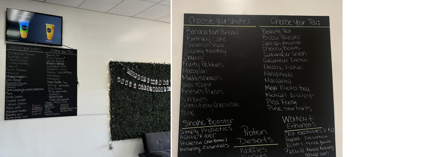 Kravings Protein Zone Menu