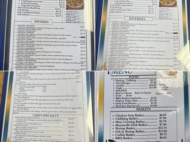Munchies Menu