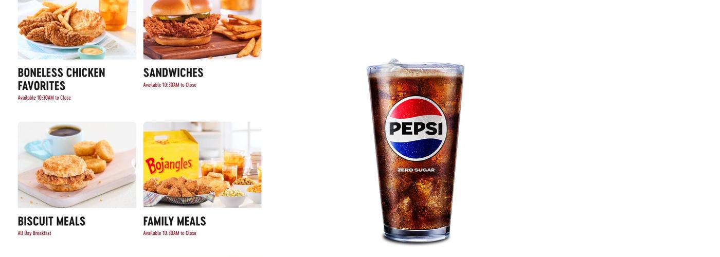 Bojangles Menu