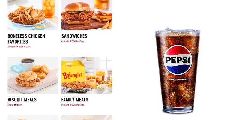 Bojangles Menu