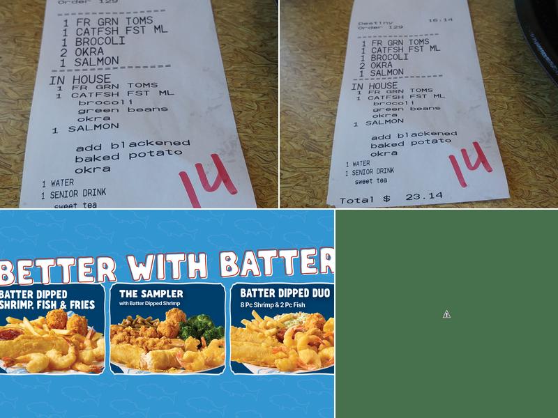 Captain D's Menu
