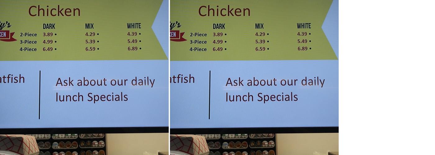 Uncle Rusty's Menu