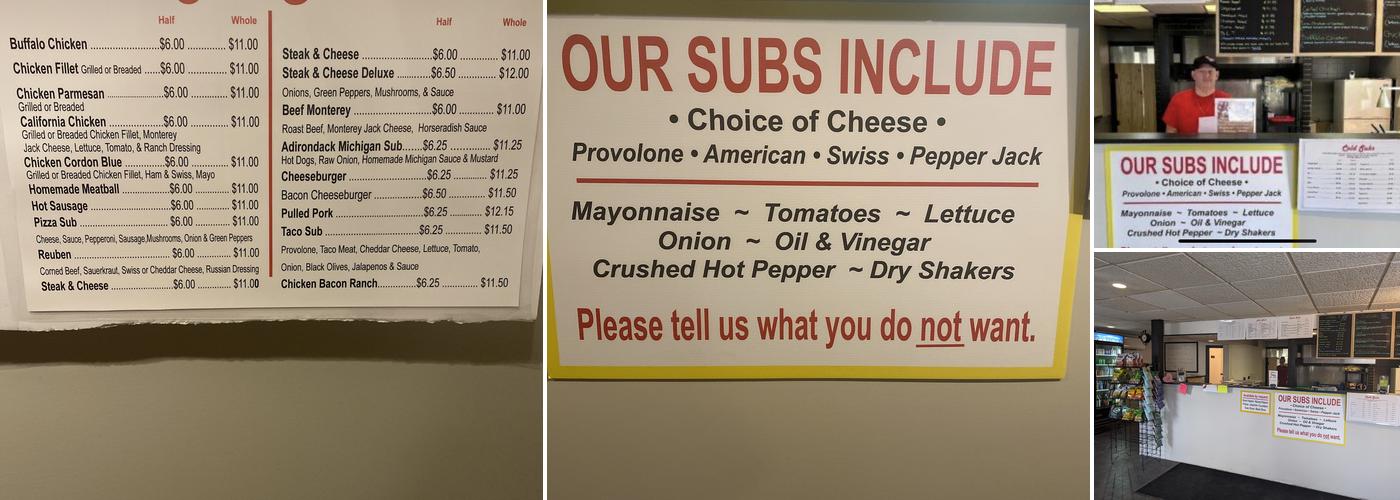 Mike’s Mr. Subs Menu