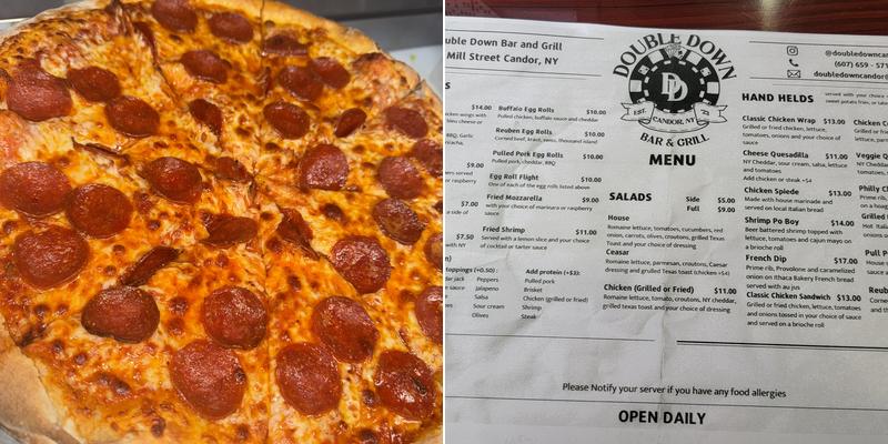 Double Down Bar & Grill Menu