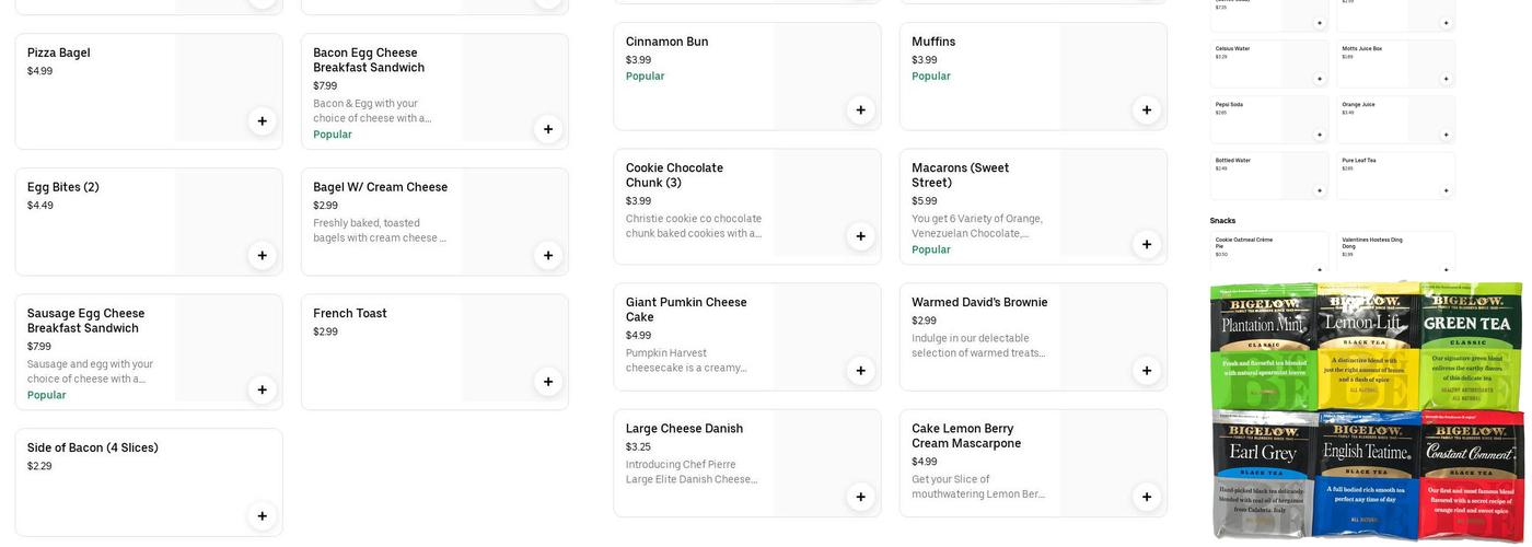 Liberty Brew Coffee Menu