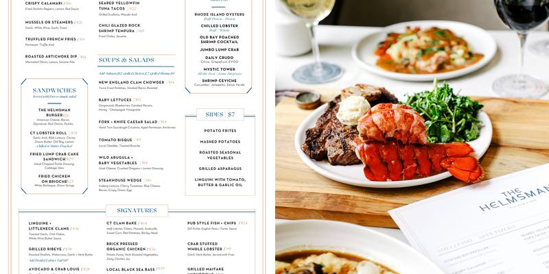 Helmsman Kitchen & Bar Menu