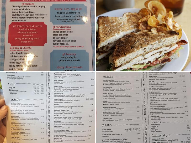 yum! Kitchen and Bakery Menu