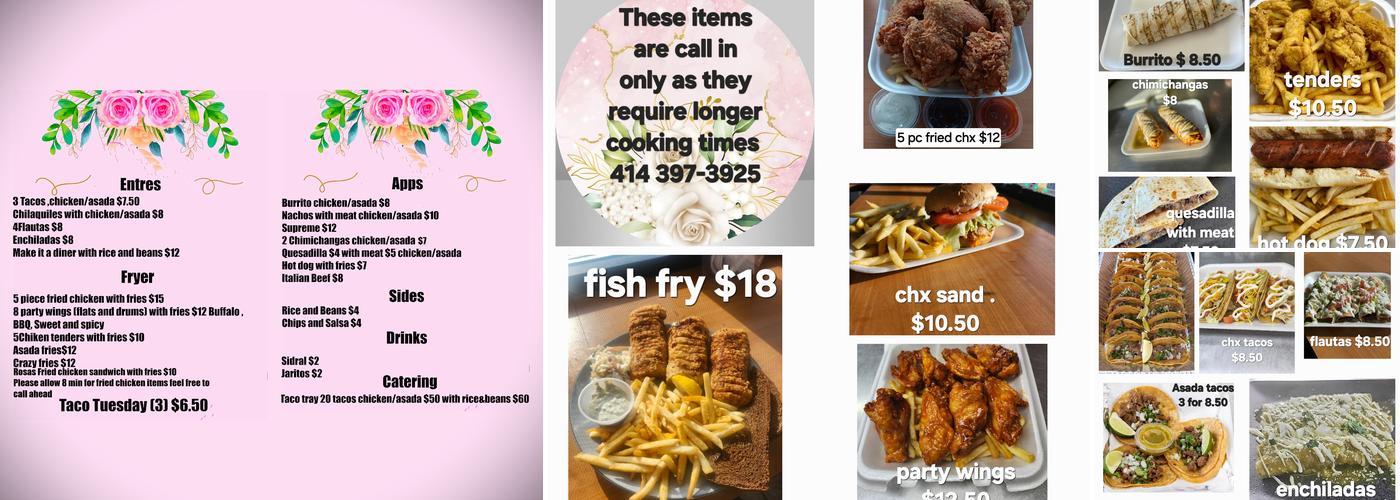 Rosas Cocina Menu