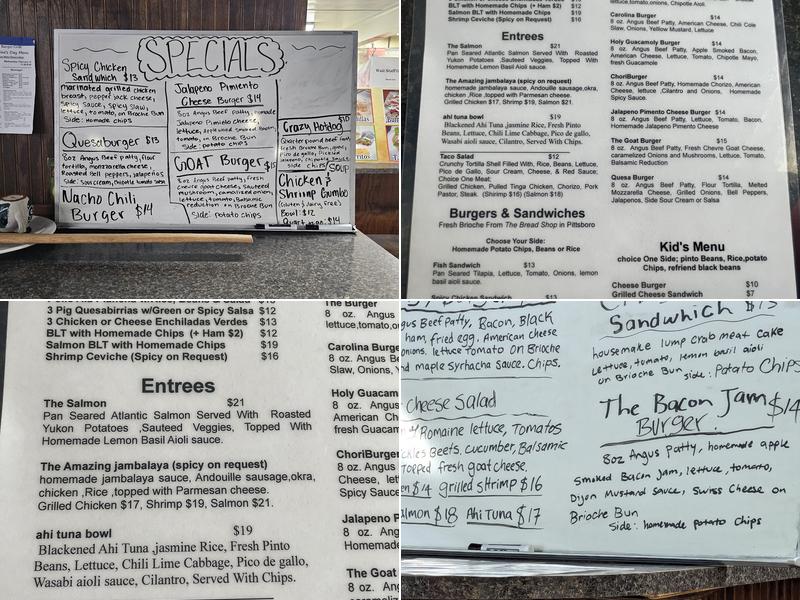 The Burritaco Burger Grill Menu