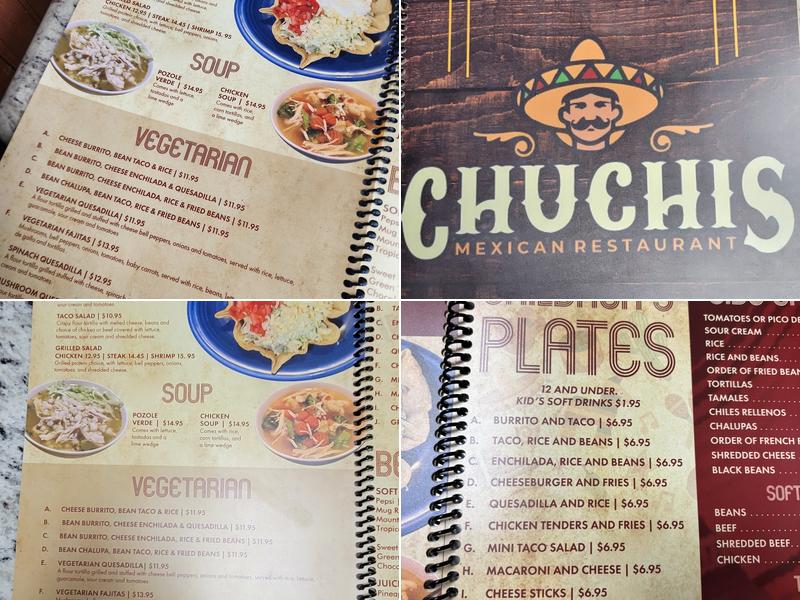 ChuChis Restaurant Menu
