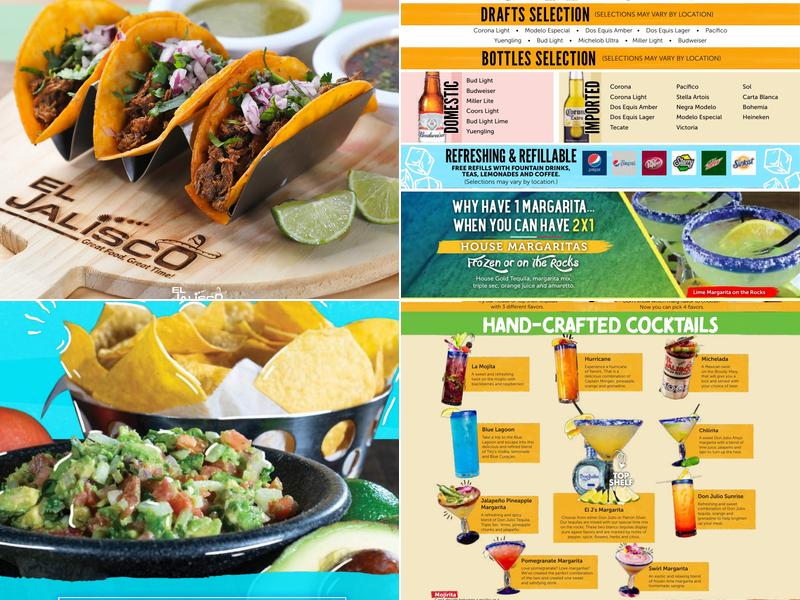 El Jalisco Navarre Menu