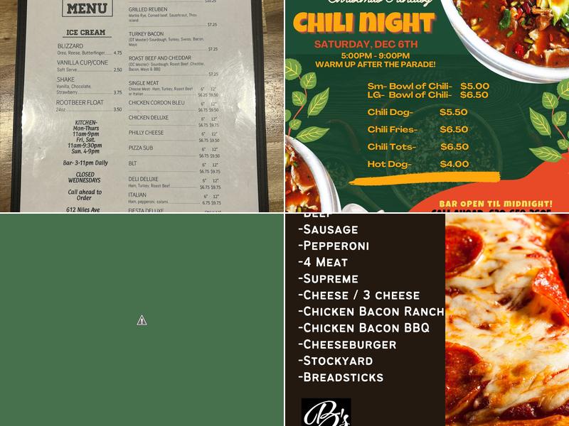 B’s Menu