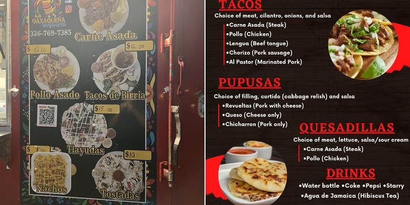 A & Omega Tacos Menu