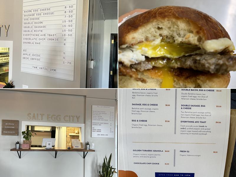 Salt Egg City Menu