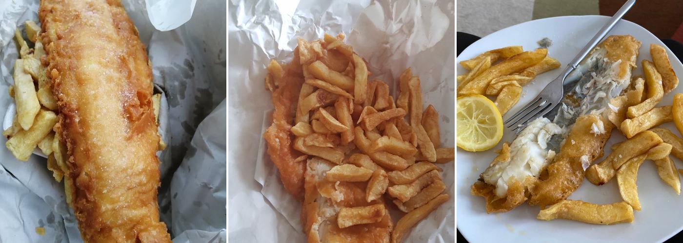 On The Hook fish and chips