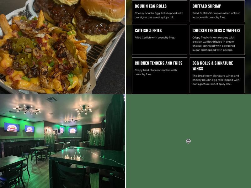 The BreakRoom Menu