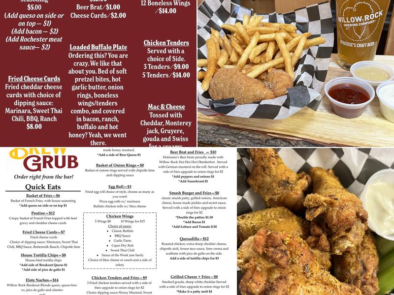 BrewGrub Menu