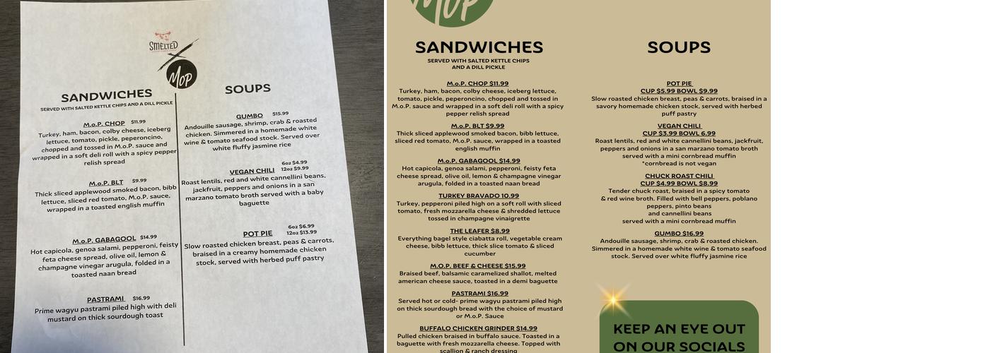 Smelted Pizza x Matt's on Presque Menu