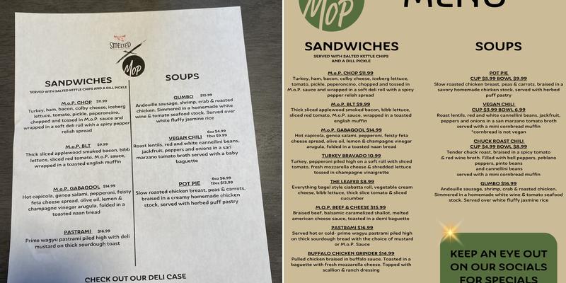 Smelted Pizza x Matt's on Presque Menu