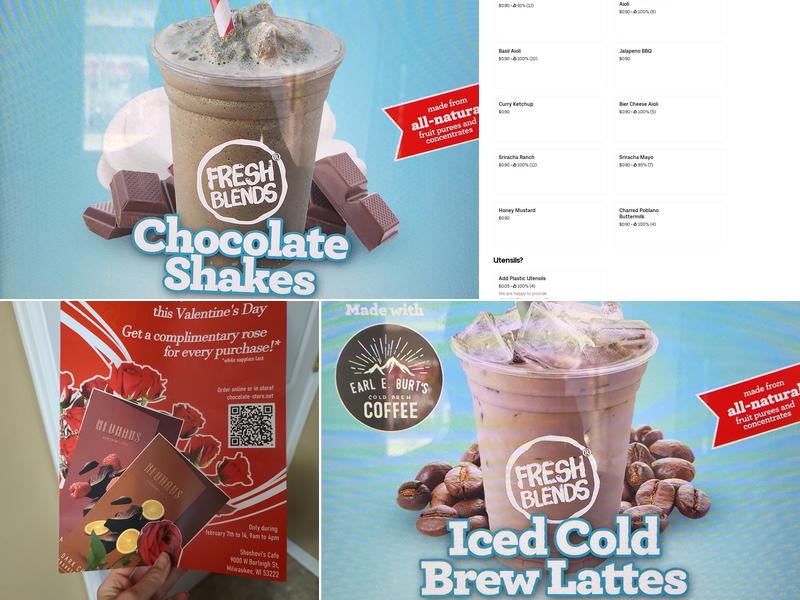 Shoshovi's Cafe Menu