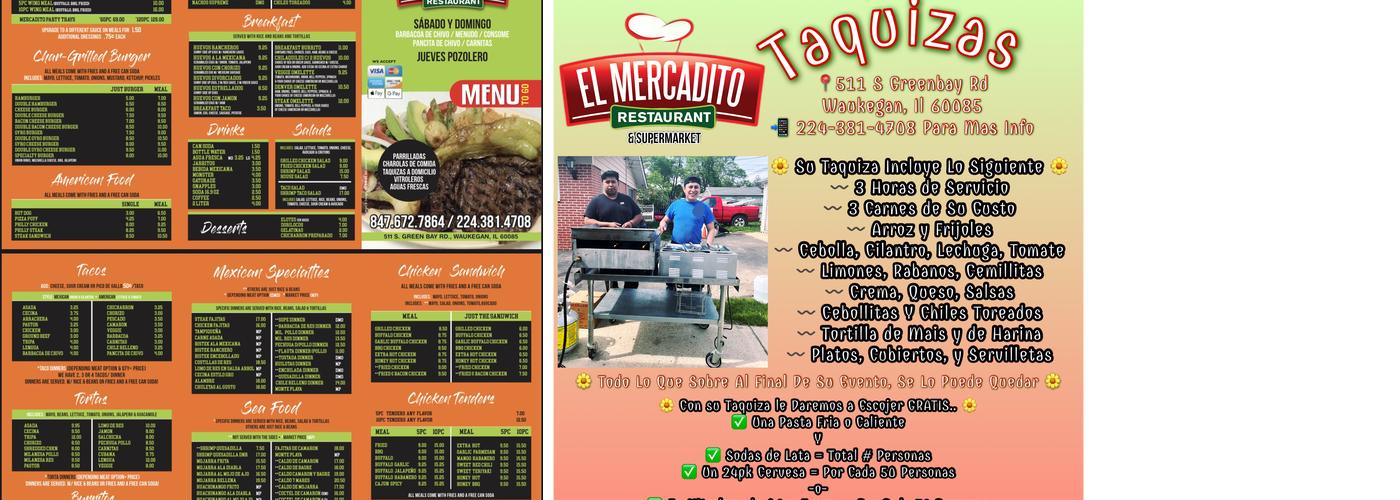 El Mercadito Waukegan Menu