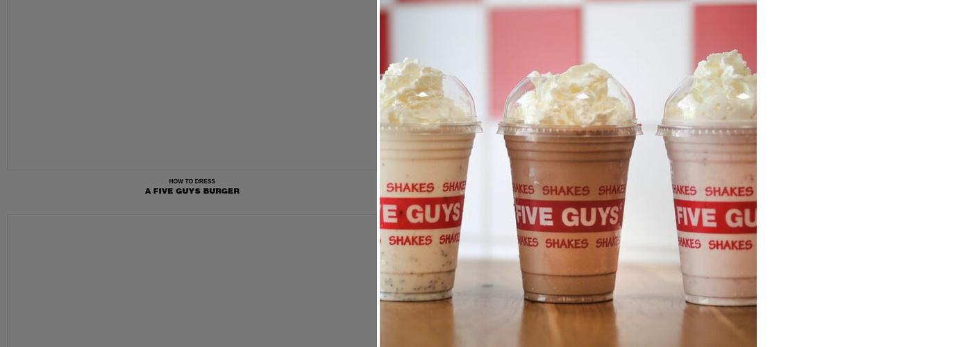 Five Guys Menu