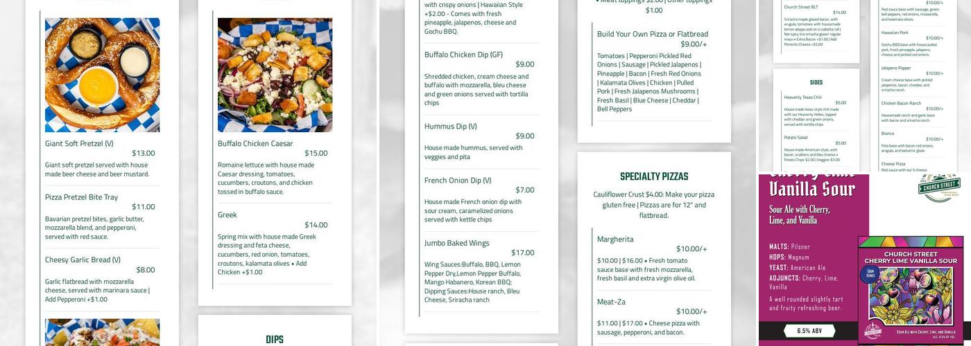 BarleyHaus Menu