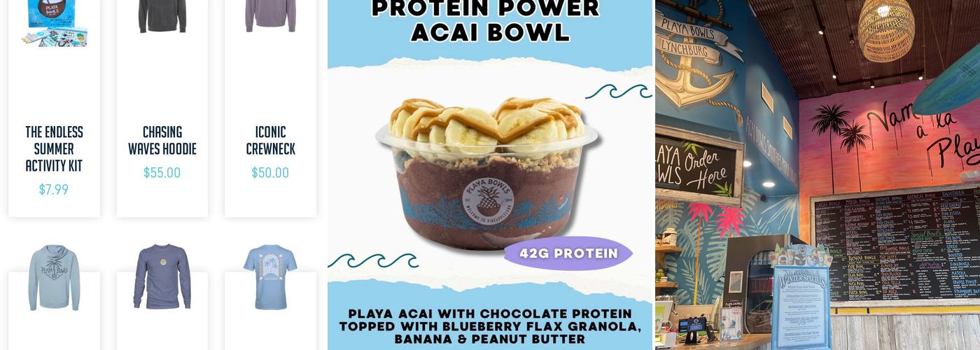 Playa Bowls Menu