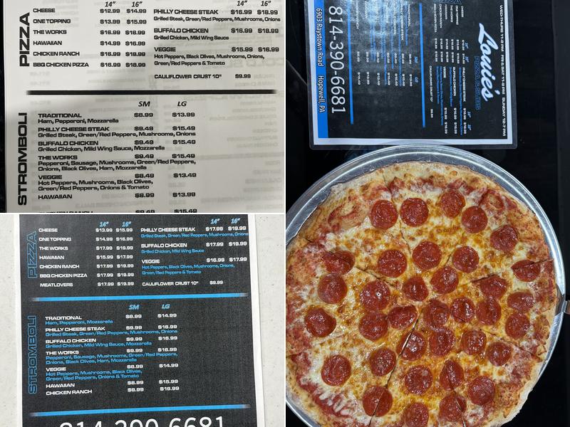 Louie's Pizza & Subs Menu