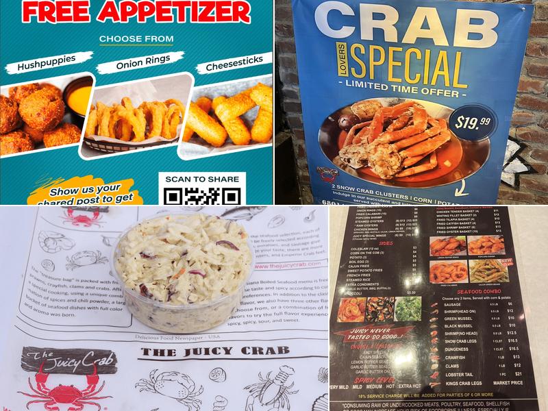 The Juicy Crab Mecklenburg Menu